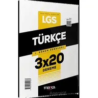 2023 LGS 1. Dönem Konuları Türkçe 3x20 Deneme Marka Yayınları - Kolektif - Marka Yayınları