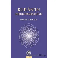 Kur’an’ın Korunmuşluğu - Hasan Elik - Marmara Üniversitesi İlahiyat Fakültesi Vakfı