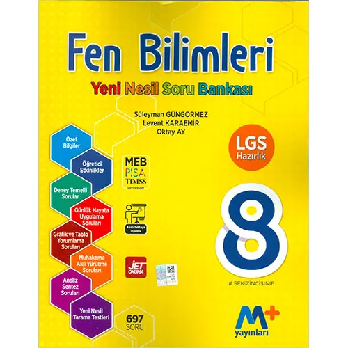 Martı 8.Sınıf LGS Fen Bilimleri Yeni Nesil Soru Bankası