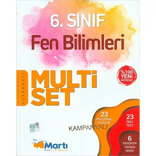 Martı Kampanyalı 6.Sınıf Fen Bilimleri Multi Test