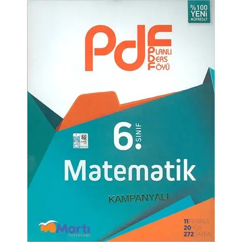 Martı Kampanyalı 6.Sınıf Matematik PDF Planlı Ders Föyü