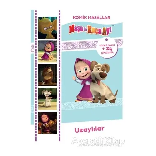 Maşa İle Koca Ayı Komik Masallar - Uzaylılar - Kolektif - Doğan Egmont Yayıncılık