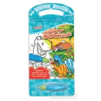 Dinozorlar ile Büyük ve Küçük - Water Magic Boyama Kitabı - Kolektif - Yumurcak Yayınları