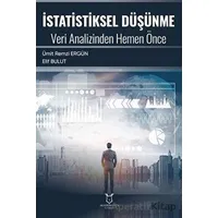 İstatistiksel Düşünme Veri Analizinden Hemen Önce - Ümit Remzi Ergün - Akademisyen Kitabevi