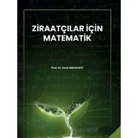 Ziraatçılar İçin Matematik - Fariz Mikailsoy - Sonçağ Yayınları