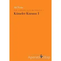 Kümeler Kuramı 1 - Ali Nesin - Nesin Matematik Köyü