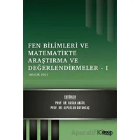 Fen Bilimleri ve Matematikte Araştırma ve Değerlendirmeler 1 - Kolektif - Gece Kitaplığı