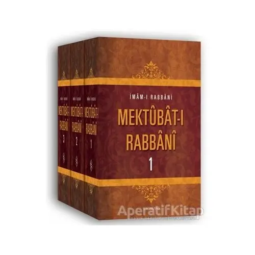 Mektubatı Rabbani (3 Cilt Takım) - İmam-ı Rabbani - Semerkand Yayınları