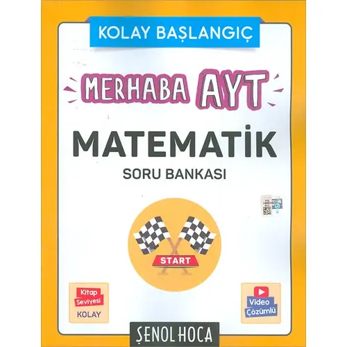 Merhaba AYT Matematik Soru Bankası Şenol Hoca Yayınları