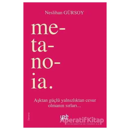 Metanoia - Neslihan Gürsoy - Yade Kitap