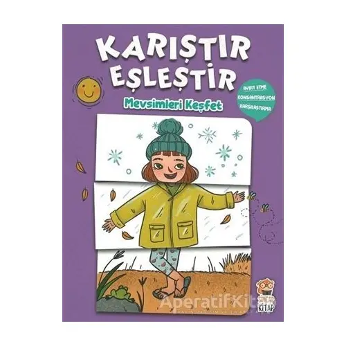 Mevsimleri Keşfet - Karıştır Eşleştir - M. Sacide Kafalı - Sincap Kitap