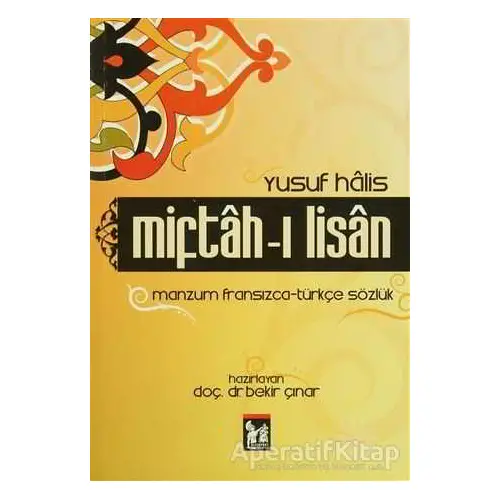 Miftah-ı Lisan - Yusuf Halis - Altın Post Yayıncılık