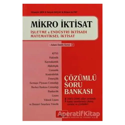 Mikro İktisat - Bülent Altay - Arın Yayınları