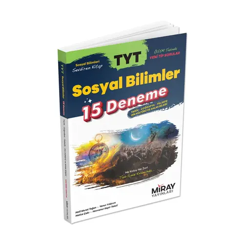 Miray TYT Sosyal Bilimler 15 Deneme