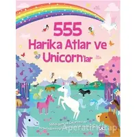 Harika Atlar ve Unicornlar - 555 Eğlenceli Çıkartma - Kolektif - Altın Kitaplar