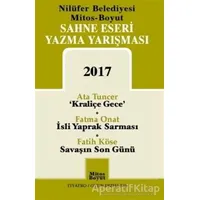 Sahne Eseri Yazma Yarışması 2017 - Ata Tuncer - Mitos Boyut Yayınları