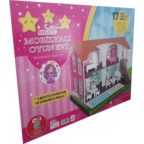 Mobilyalı Oyun Evi Büyük Boy Arnas Toys