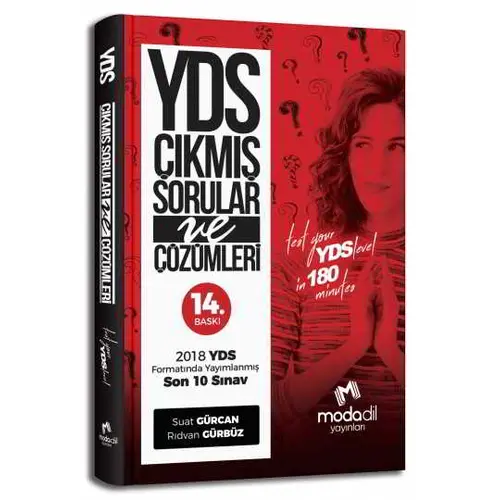 Modadil YDS Çıkmış Sorular ve Çözümleri