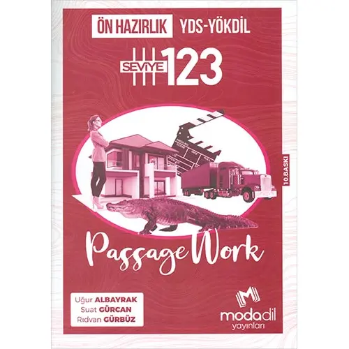 Modadil YDS YÖKDİL Ön Hazırlık Seviye 1-2-3 Passage Work