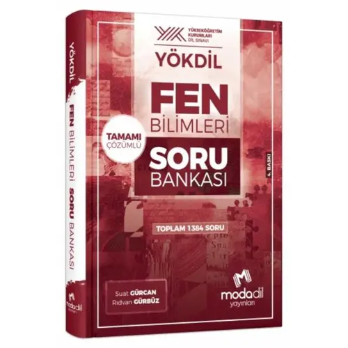 Modadil YÖKDİL Fen Bilimleri Tamamı Çözümlü Soru Bankası