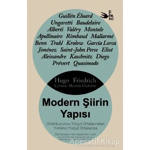 Modern Şiirin Yapısı - Hugo Friedrich - Ebabil Yayınları