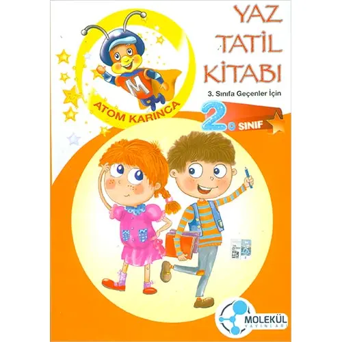 Molekül 2.Sınıf Yaz Tatil Kitabı Atom Karınca