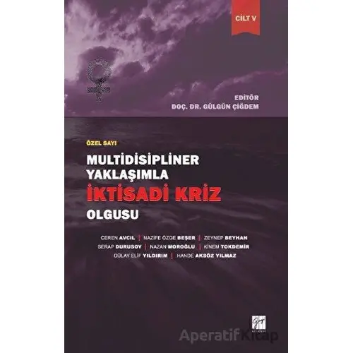 Multidisipliner Yaklaşımla İktisadi Kriz Olgusu - Kolektif - Gazi Kitabevi