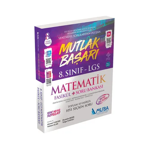 Mutlak Başarı 8.Sınıf LGS Matematik Fasikül+Soru Bankası Muba Yayınları