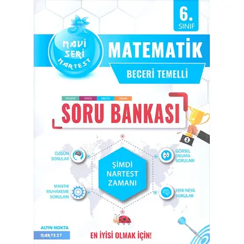 Nar Test 6.Sınıf Mavi Matematik Soru Bankası