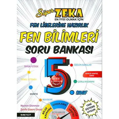 Nartest 5.Sınıf Süper Zeka Fen Bilimleri Soru Bankası