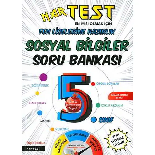 Nartest 5.Sınıf Süper Zeka Sosyal Bilgiler Soru Bankası