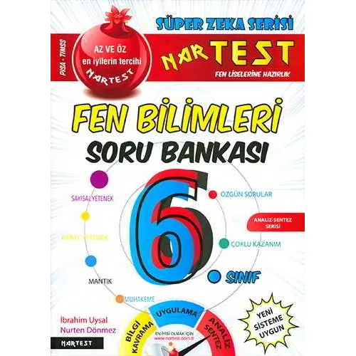 Nartest 6.Sınıf Süper Zeka Fen Bilimleri Soru Bankası