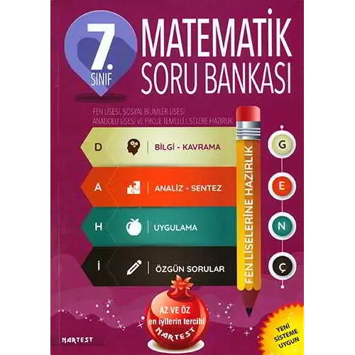 Nartest 7.Sınıf Dahi Genç Matematik Soru Bankası