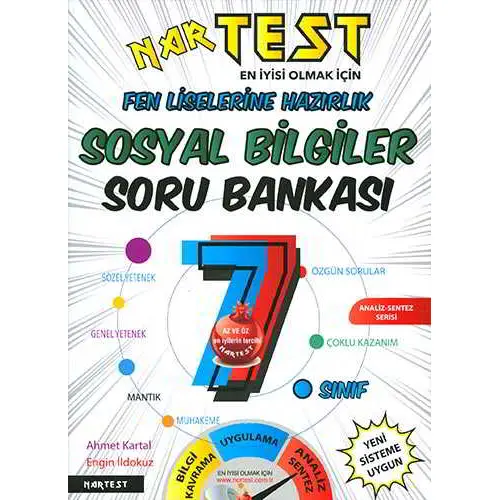 Nartest 7.Sınıf Süper Zeka Sosyal Bilgiler Soru Bankası