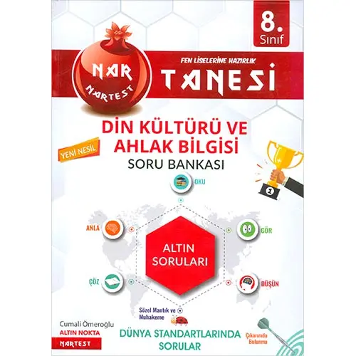 Nartest 8.Sınıf Din Kültürü ve Ahlak Bilgisi Soru Bankası