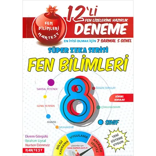 NarTest 8.Sınıf Fen Bilimleri 12li Deneme