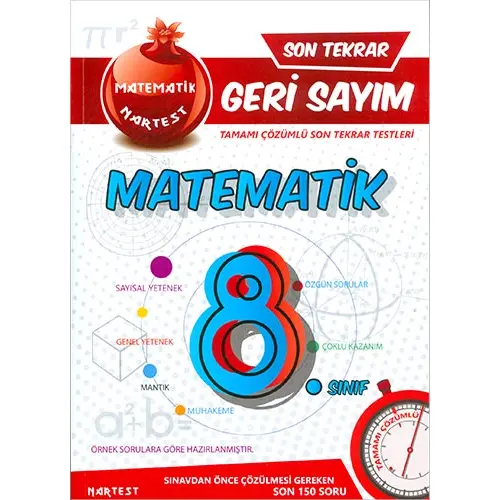 Nartest 8.Sınıf Matematik Son Tekrar Geri Sayım