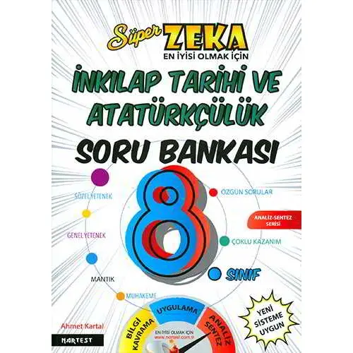 Nartest 8.Sınıf Süper Zeka İnkılap Tarihi Soru Bankası