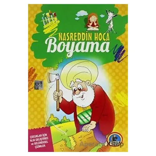 Nasreddin Hoca Boyama - Örnekli Renkli - Kolektif - Karatay Çocuk