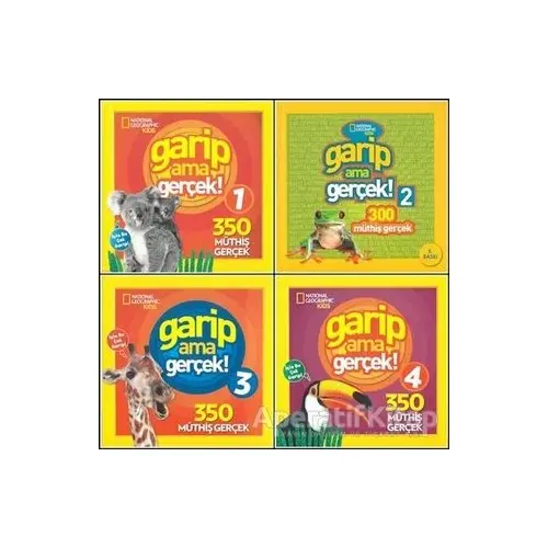 National Geographic Kids - Garip Ama Gerçek Seti (4 Kitap) - Kolektif - Beta Yayınevi