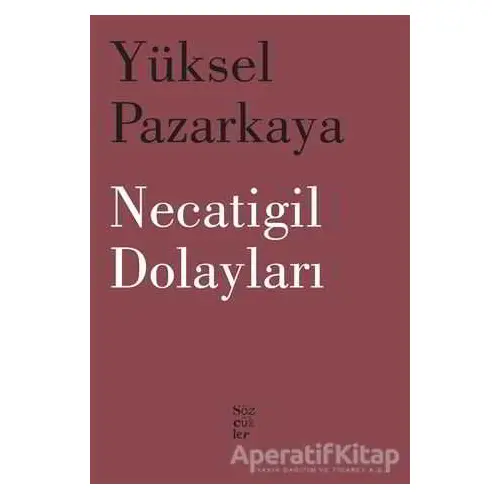 Necatigil Dolayları - Yüksel Pazarkaya - Sözcükler Yayınları