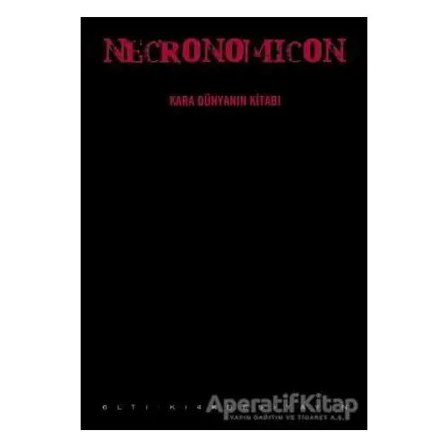 Necronomicon - H. G. Ginger - Altıkırkbeş Yayınları