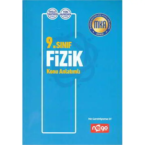 Nego 9.Sınıf Fizik Konu Anlatımlı