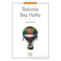 Balonla Beş Hafta - Jules Verne - 1001 Çiçek Kitaplar