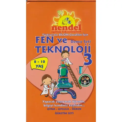 Nendel 3.Sınıf Fen Teknoloji Deney Seti 9 12 Yaş