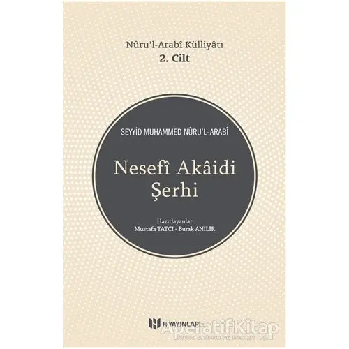 Nesefi Akaidi Şerhi - Muhammed Nürul-Arabi - H Yayınları