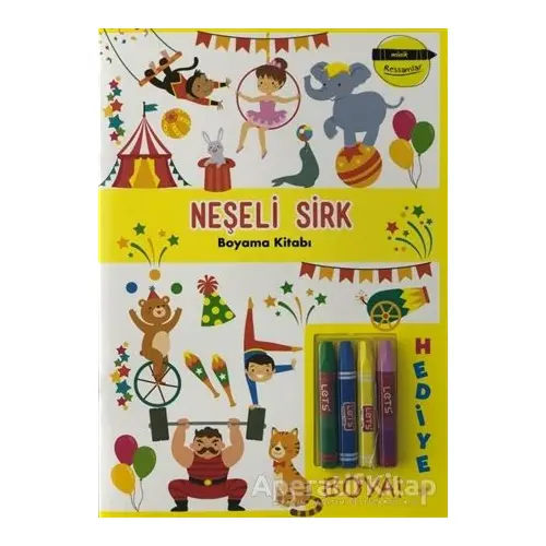 Neşeli Sirk Boyama Kitabı - Minik Ressamlar - Kolektif - Doğan Egmont Yayıncılık