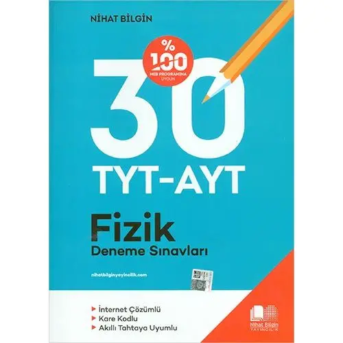 Nihat Bilgin TYT-AYT 30lu Fizik Deneme Sınavı