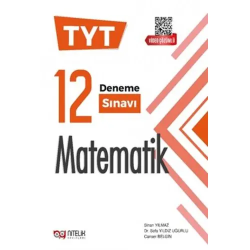 Nitelik 2021 TYT Matematik Video Çözümlü 12 Deneme Sınavı