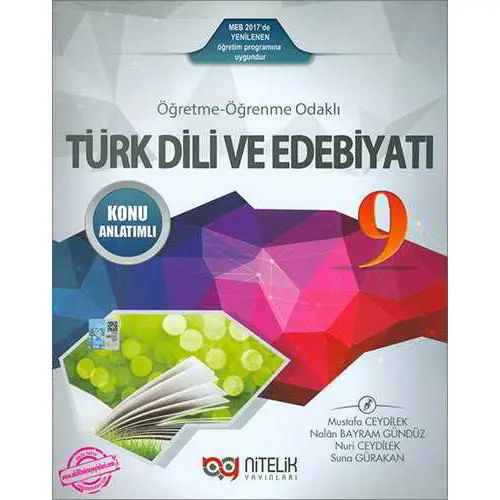 Nitelik 9.Sınıf Türk Dili ve Edebiyatı Konu Anlatımlı (Yeni Müfredat)